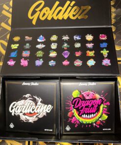 goldiez premium luxury shatter wax extracted concentrates 