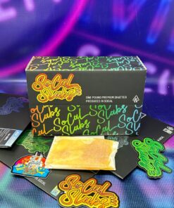 socal slaps premium live resin extracts shatter concentrate one ounce bag