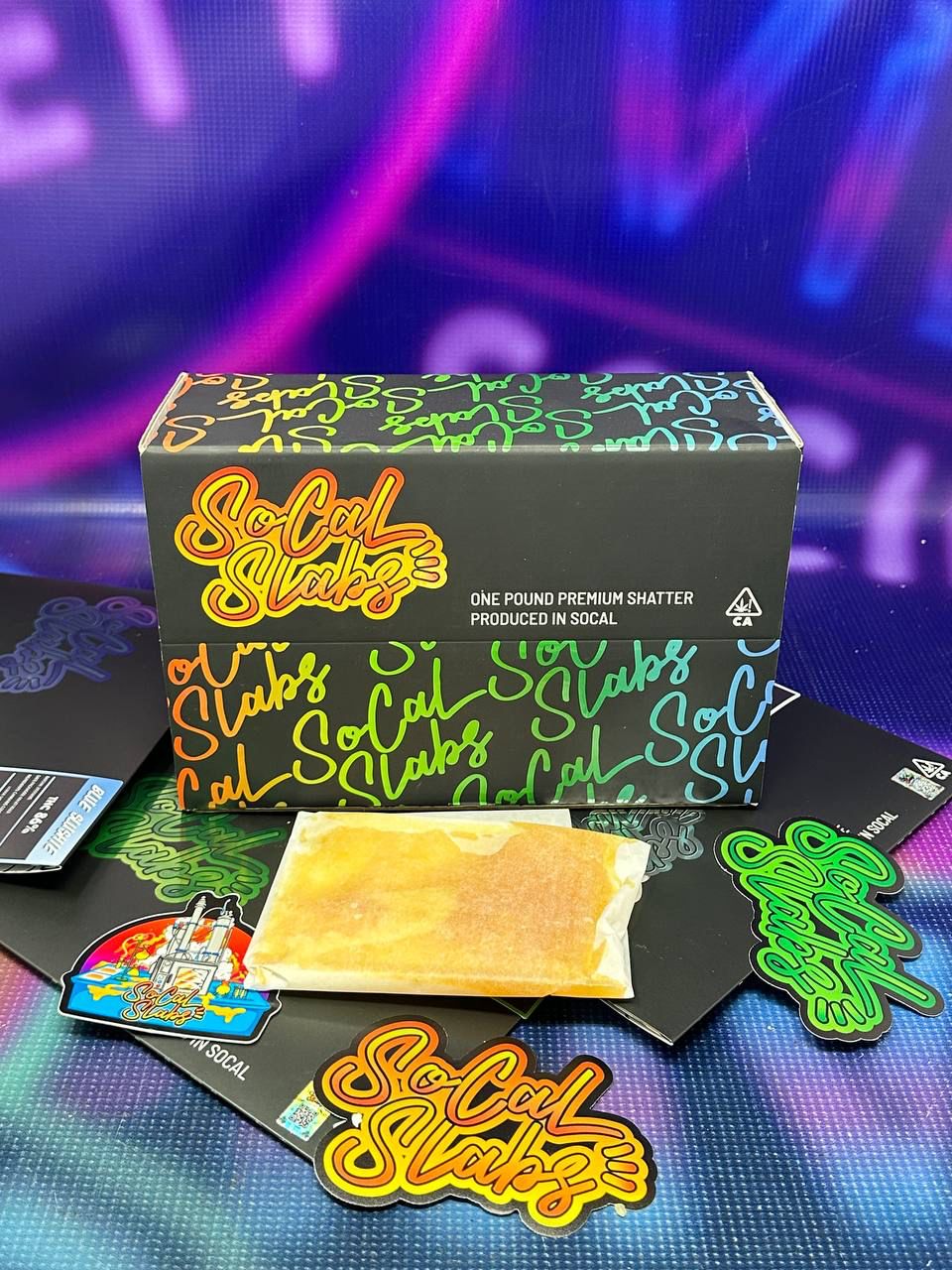 socal slaps premium live resin extracts shatter concentrate