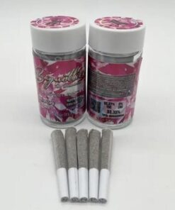 Authentic BAGUETTIES PINK ROZAY preroll premium exotic cannabis infused